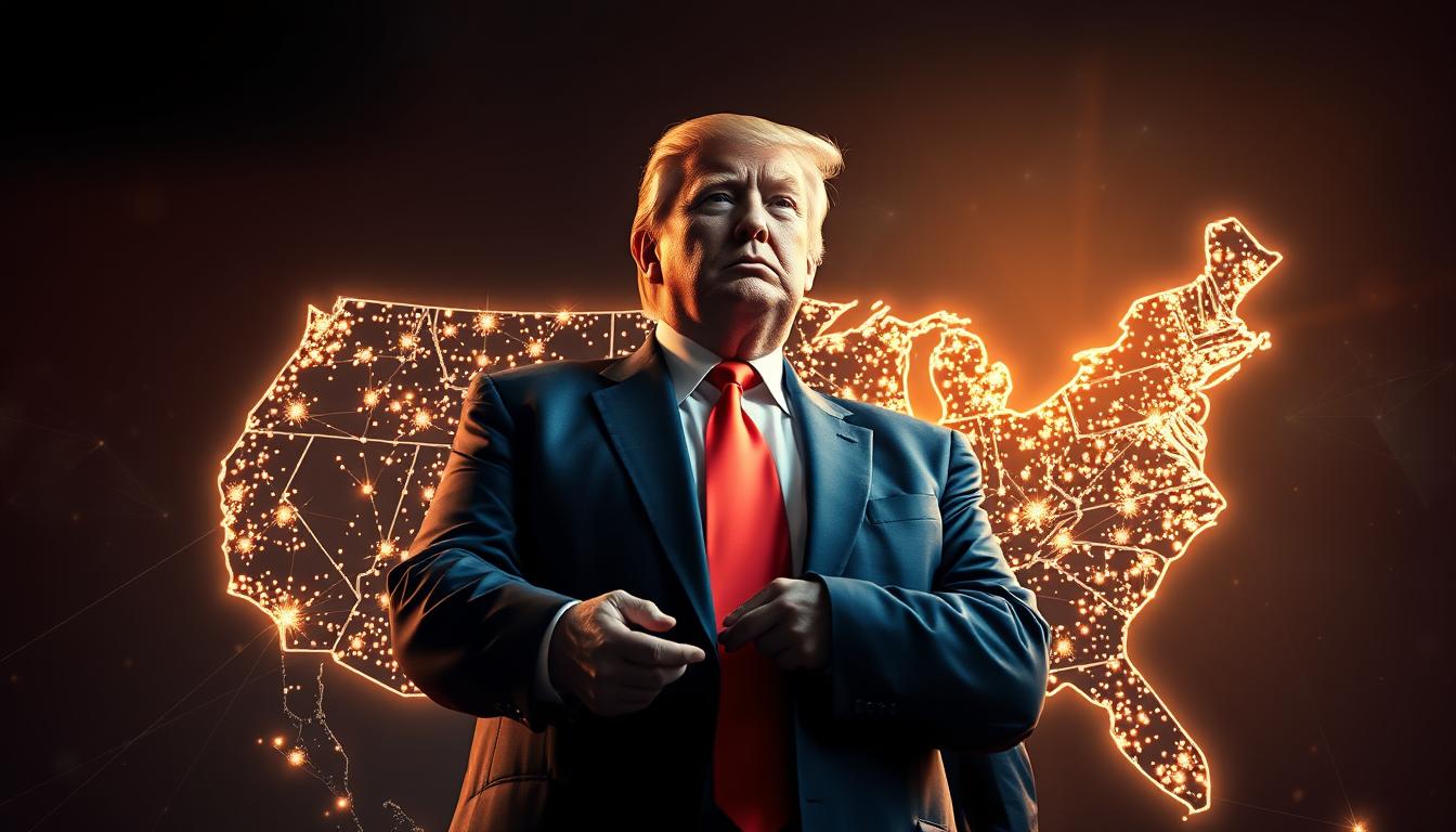 Donald Trump Puts America's GDP on Blockchain as 'Crypto President