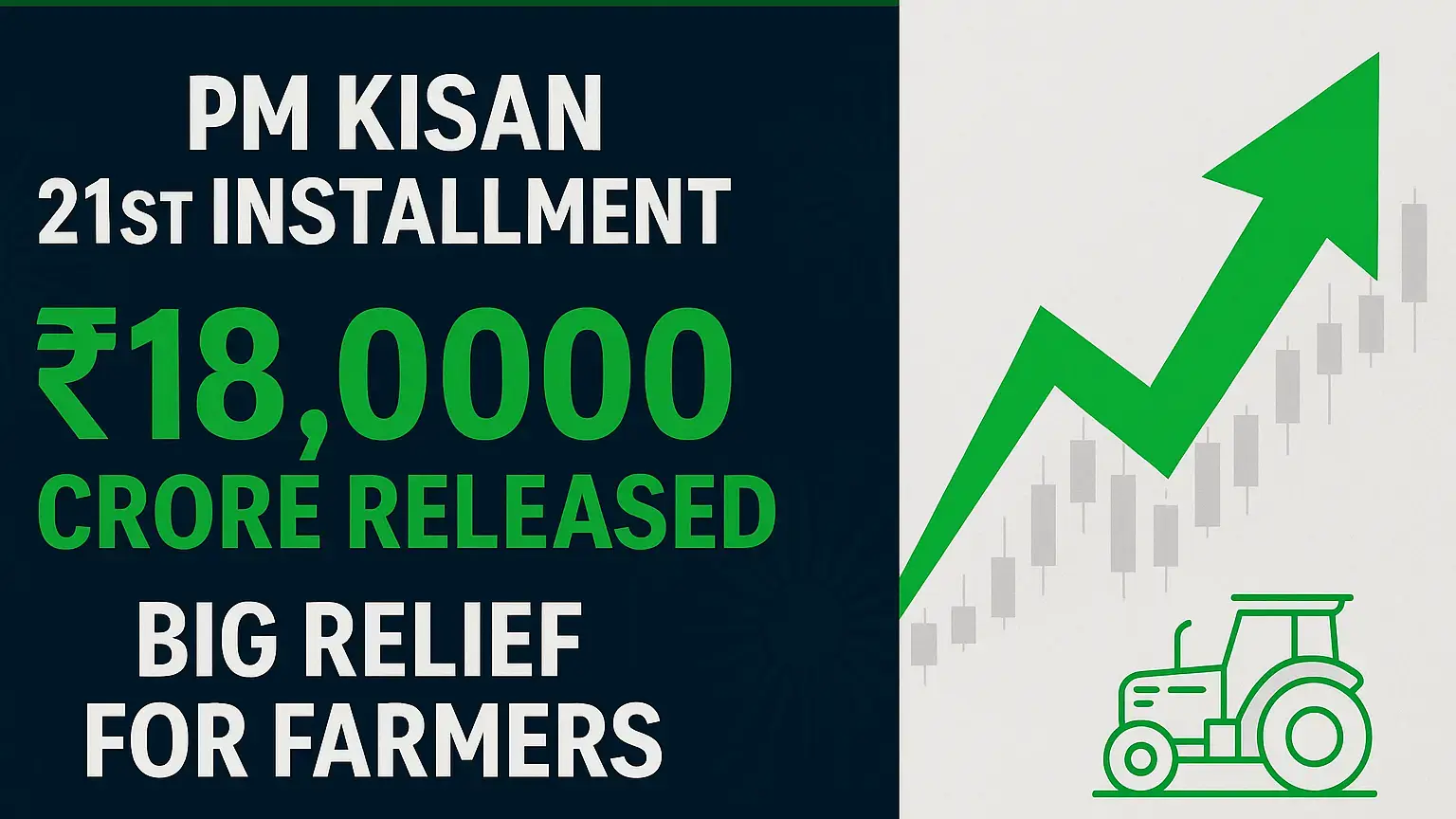 Big Relief for Farmers: PM Modi Releases ₹18,000 Crore Under PM Kisan 21st Installment