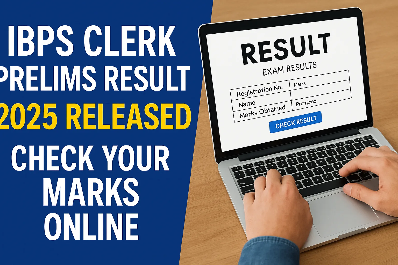 IBPS Clerk Prelims Result 2025 Released – Check Your Marks Online