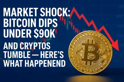 Market Shock: Bitcoin Dips Under $90K and Cryptos Tumble — Here’s What Happened