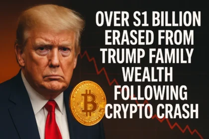Over $1 Billion Erased From Trump Family Wealth Following Crypto Crash