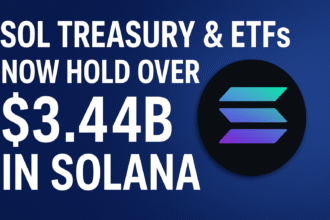 SOL Treasury companies and ETFs hold over million SOL, worth approximately $3.44 Billion