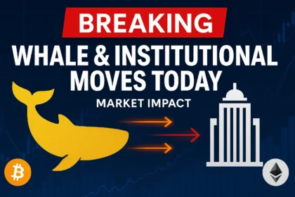 Top institutional moves and whale transactions today