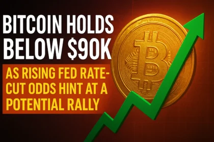 Bitcoin Holds Below $90K as Rising Fed Rate-Cut Odds Hint at a Potential Rally
