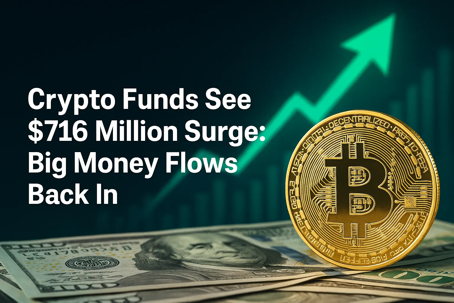 Crypto Funds See $716 Million Surge: Big Money Flows Back In