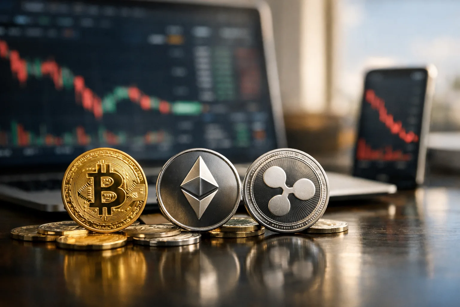 Crypto Today: Bitcoin, Ethereum, and XRP Drop as Investors Turn Risk-Off