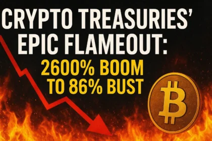 Crypto Treasuries' Epic Flameout: 2600% Boom to 86% Bust