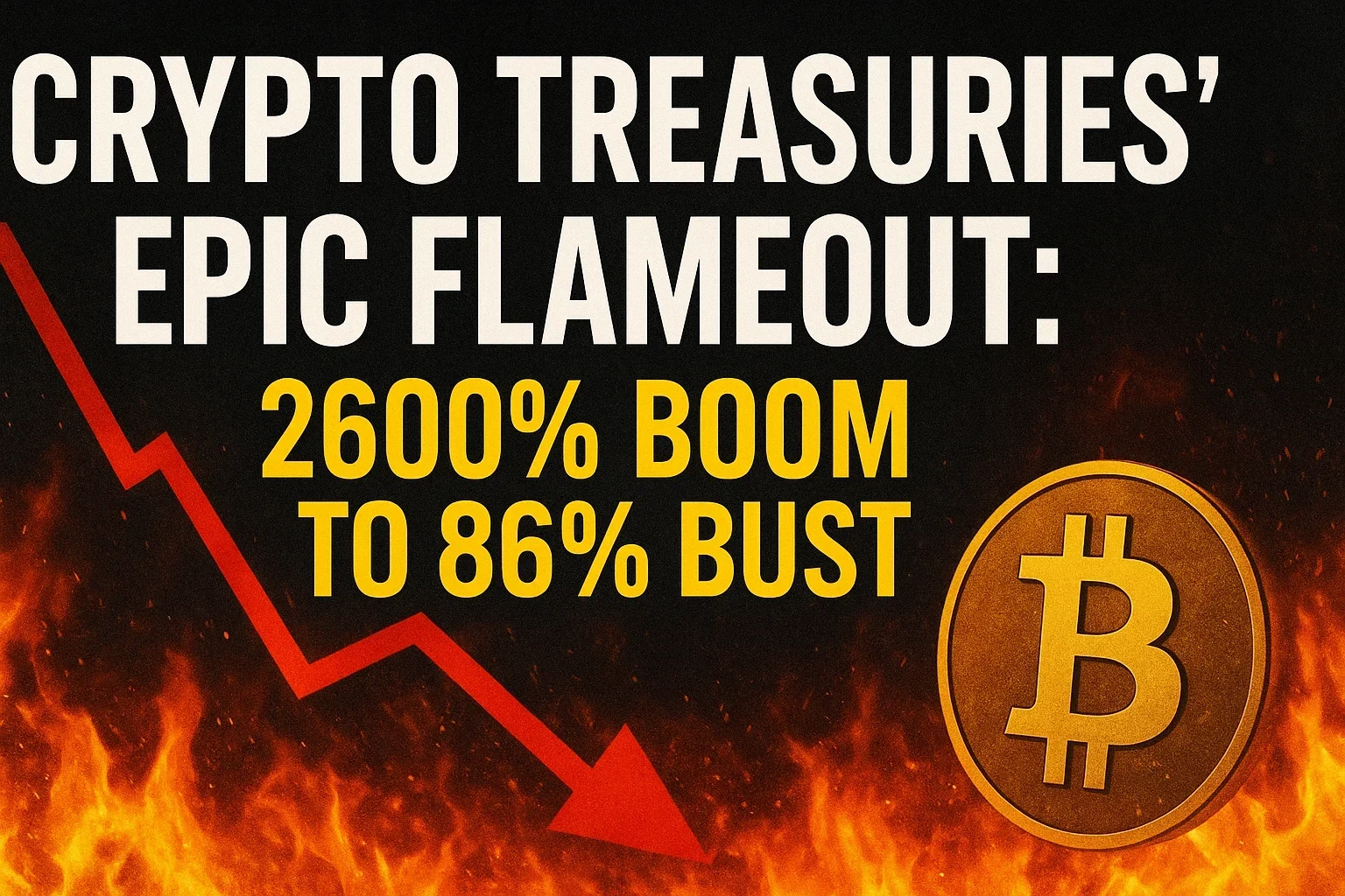 Crypto Treasuries' Epic Flameout: 2600% Boom to 86% Bust