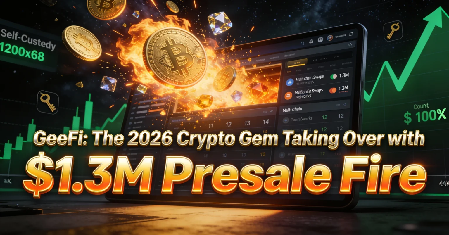 GeeFi: The 2026 Crypto Gem Taking Over with $1.3M Presale Fire