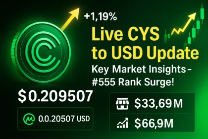 Live CYS to USD Update and Key Market Insights